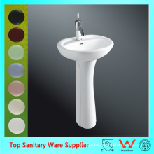 Chinese Manufacture Sanitary Ware Cheap Pedestal Sinks